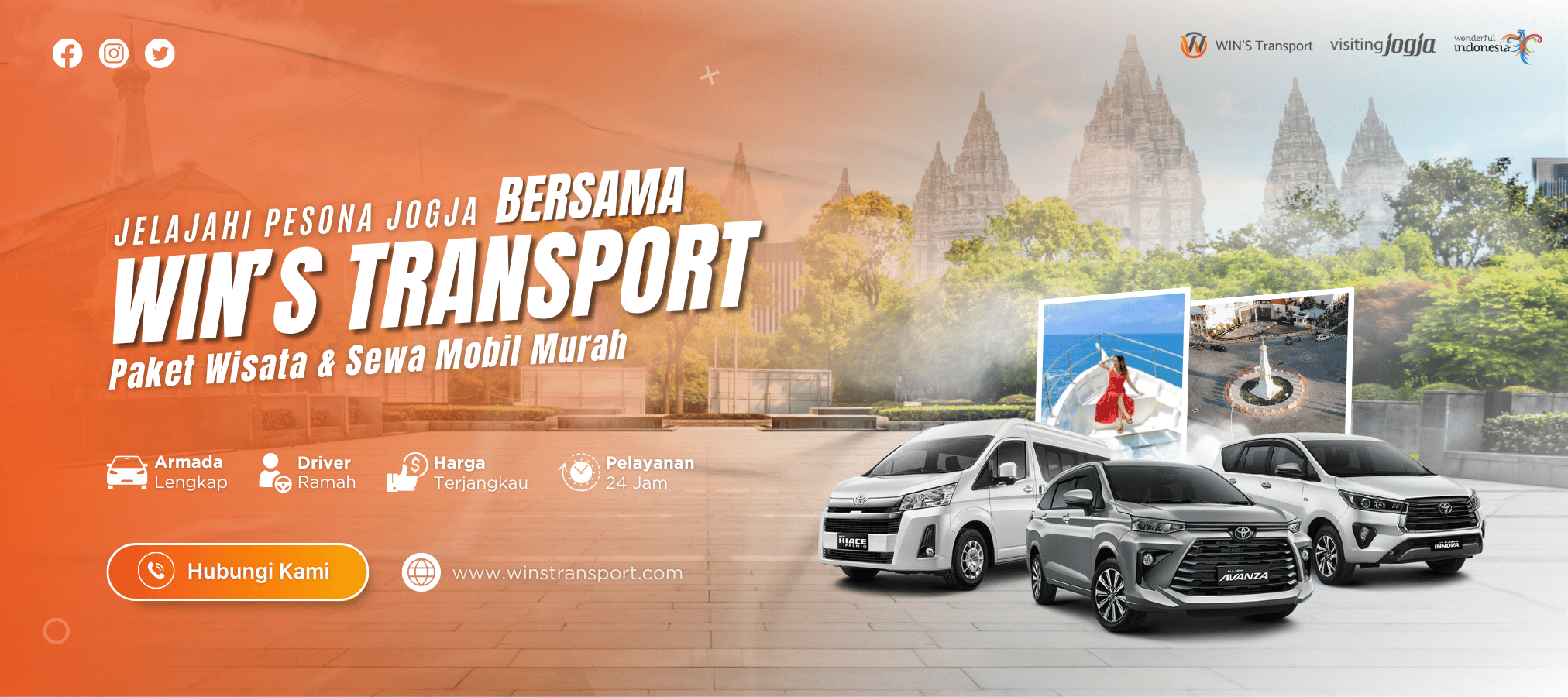 Rental Mobil Jogja & Paket Wisata Terbaik - Win's Transport
