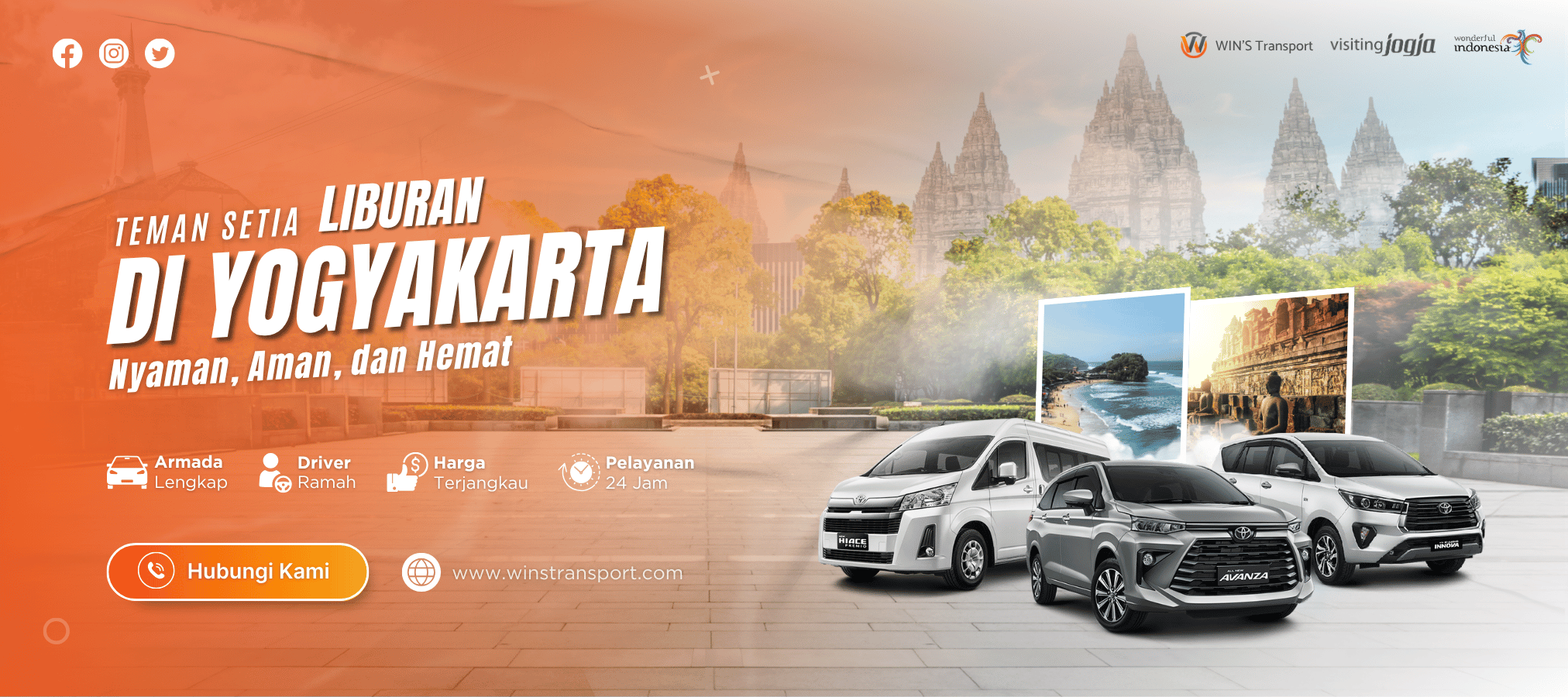 Rental Mobil Jogja & Paket Wisata Terbaik - Win's Transport
